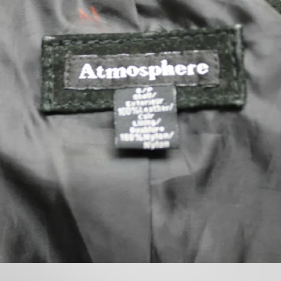 Atmosphere Women Black Suede Blazer Lined Small 1 Button Sexy Jacket - Picture 11 of 11
